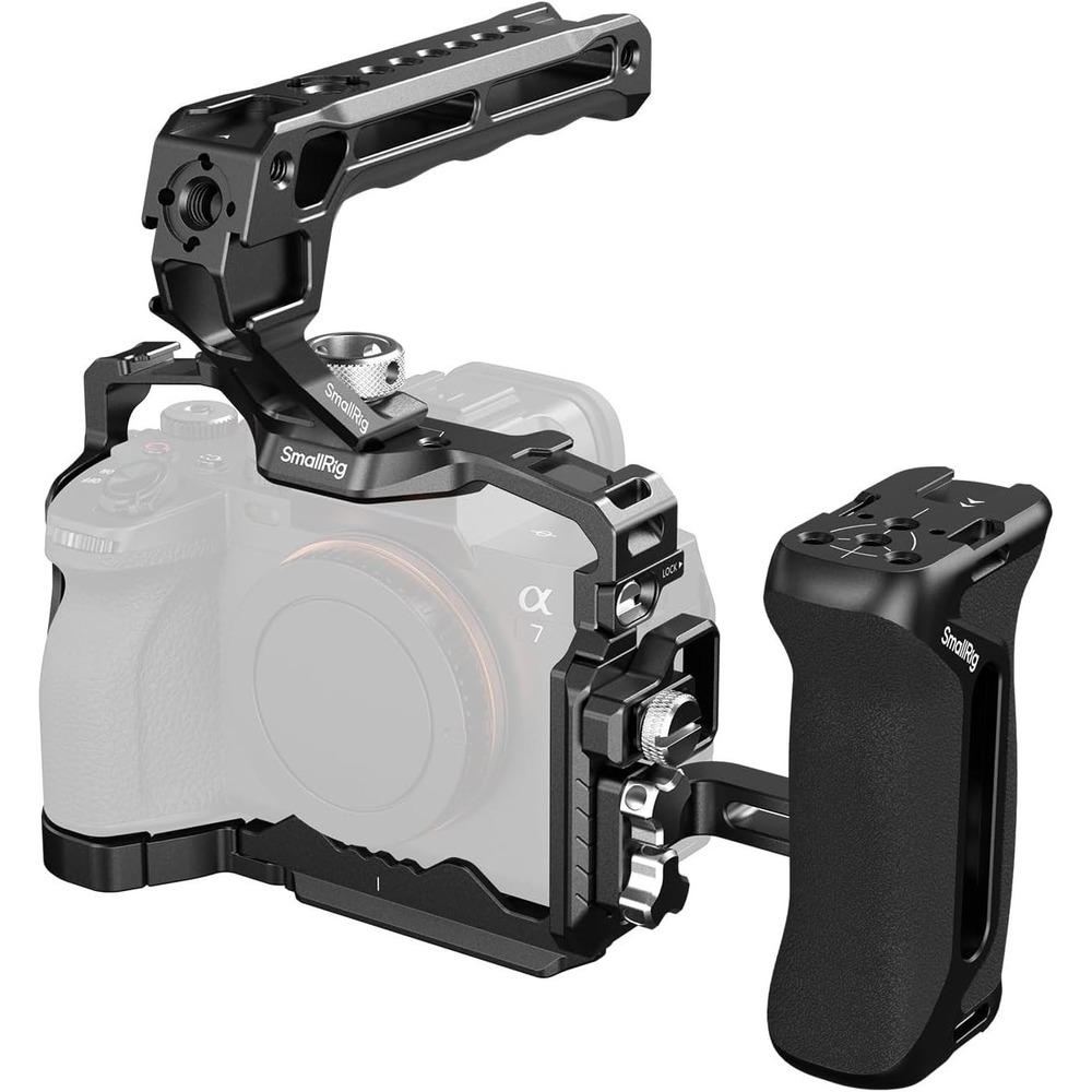 SmallRig HawkLock Cage Kit Sony A7R V A7 IV A7S III Top Side Handle Cable Clamp